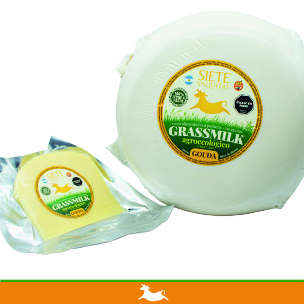 queso gouda de vaca, grassmilk, grassfeet, queso agroecologico, queso organico, queso a pasto, queso, siete cabritos, queso de cabra, pizza, comida sana, queso rallado, pasta sana, quesos gourmet, siete vaquitas, córdoba, argentina